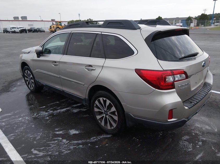 Vin: 4s4bsblc9g3262334, lot: 46216018, subaru outback 2.5i limited 20163