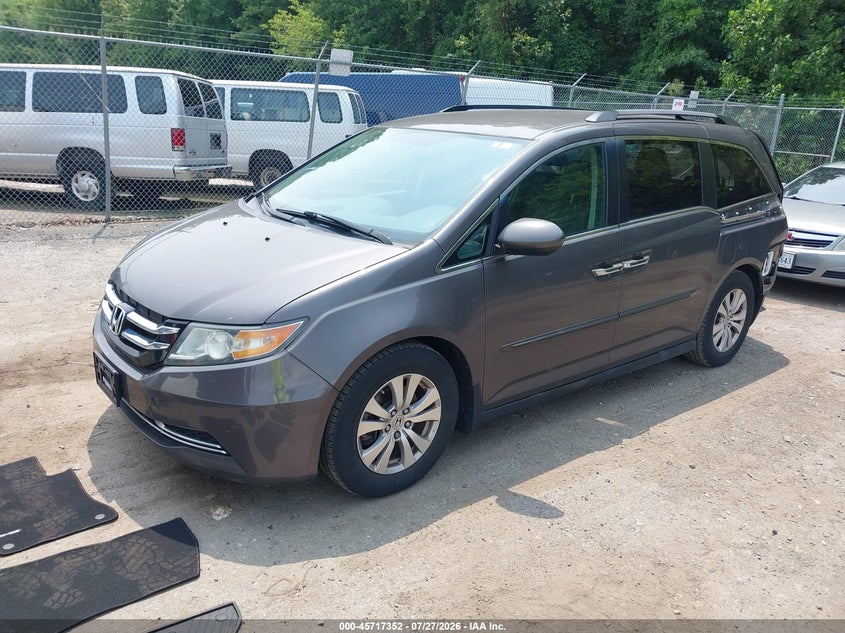 Vin: 5fnrl5h40fb118174, lot: 46216034, honda odyssey ex 20152