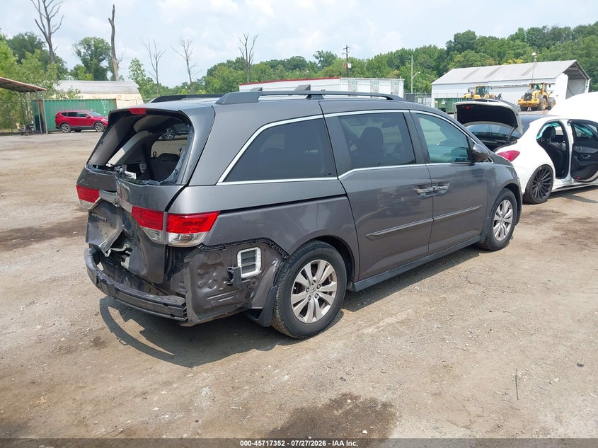 Vin: 5fnrl5h40fb118174, lot: 46216034, honda odyssey ex 20154