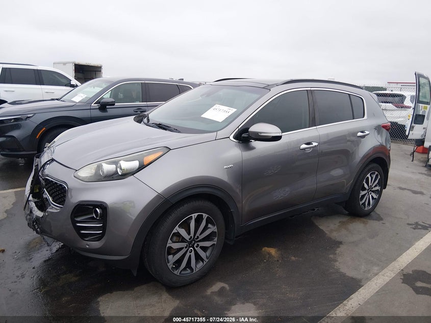 Vin: kndpncac5j7315475, lot: 46216037, kia sportage ex 20182