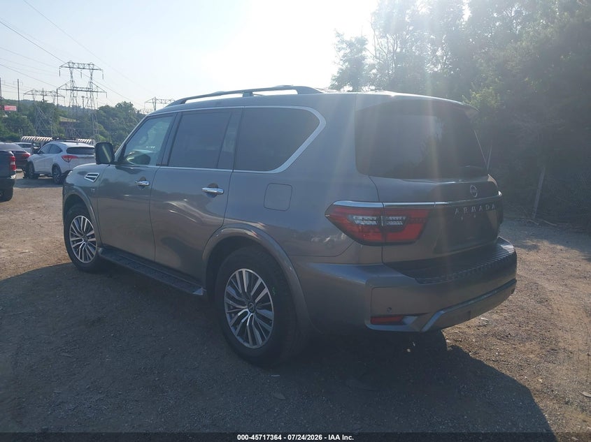 Vin: jn8ay2ba0m9375200, lot: 46216045, nissan armada sl 2wd 20213