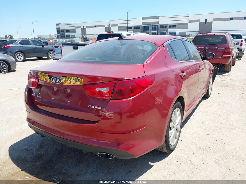Vin: 5xxgn4a70fg417869, lot: 46216098, kia optima ex 20154