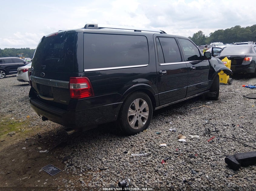 Vin: 1fmjk1lt7fef49048, lot: 46216117, ford expedition el platinum 20154