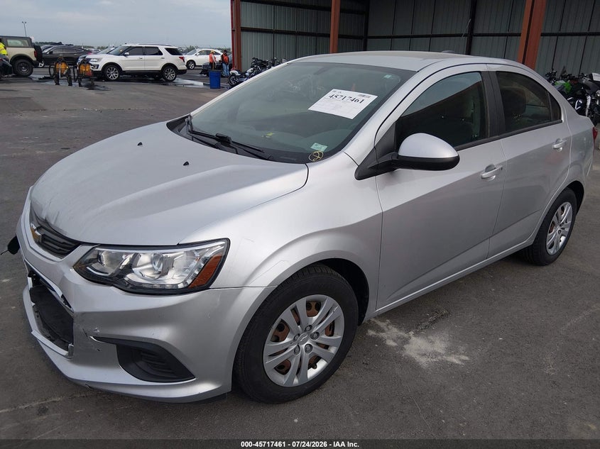 Vin: 1g1jb5sh1h4169018, lot: 46216143, chevrolet sonic ls auto 20172