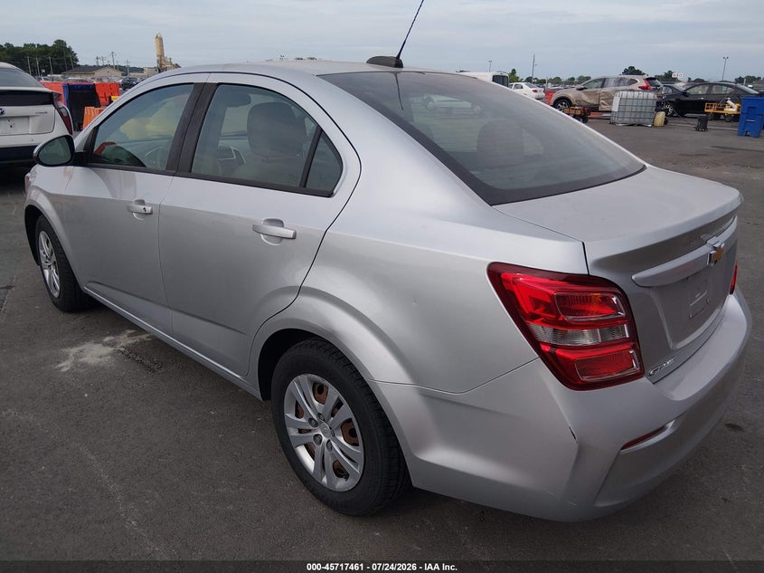 Vin: 1g1jb5sh1h4169018, lot: 46216143, chevrolet sonic ls auto 20173