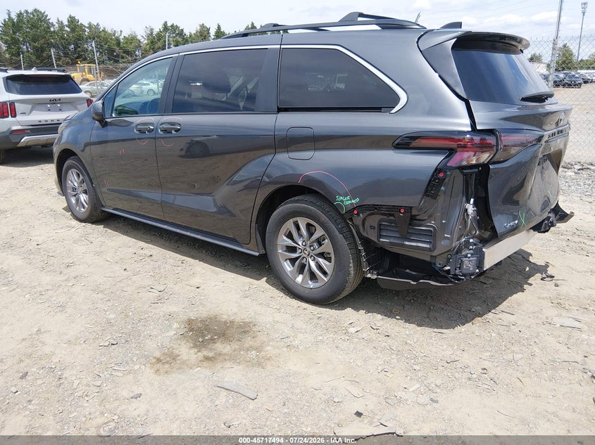 Vin: 5tdbrkec0ss238508, lot: 46216175, toyota sienna le 20253