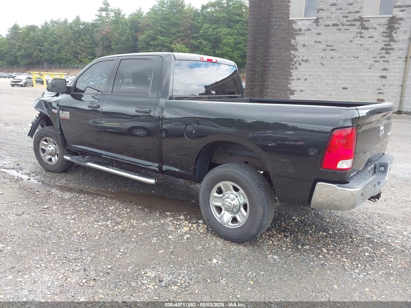 Vin: 3c6ur5cj1hg733889, lot: 46216184, ram 2500 tradesman  4x4 6'4 box 20173