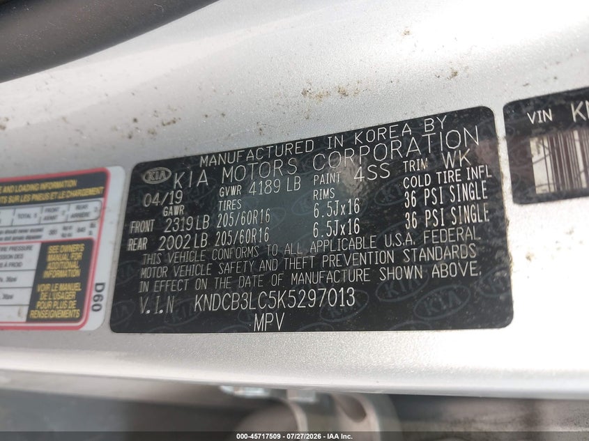 2019 KIA NIRO LX · Фото 9