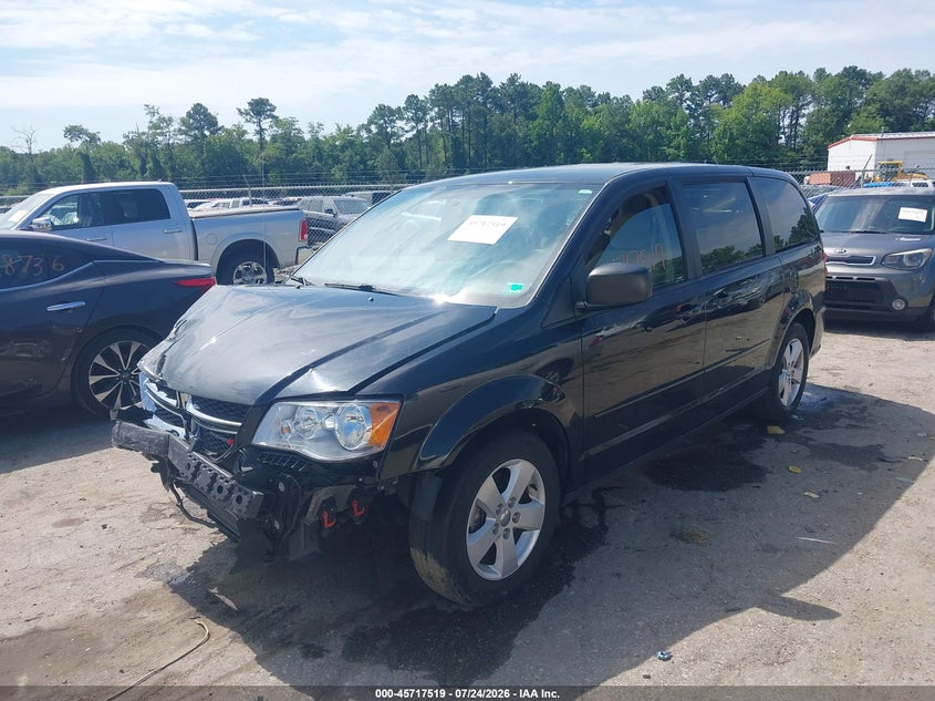 Vin: 2c4rdgbg0gr356818, lot: 46216201, dodge grand caravan se 20162