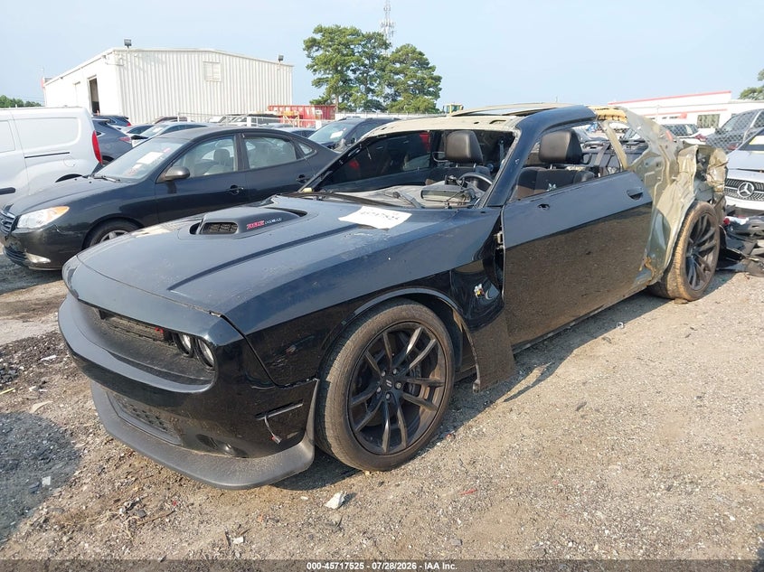 Vin: 2c3cdzfj1nh171904, lot: 46216207, dodge challenger r/t scat pack 20222