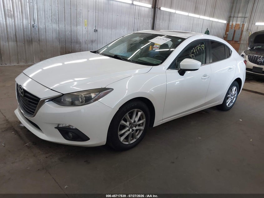 Vin: jm1bm1v75f1224604, lot: 46216221, mazda mazda3 i touring 20152