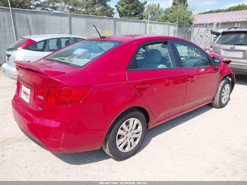 Vin: knafu4a20d5689338, lot: 46216224, kia forte ex 20134