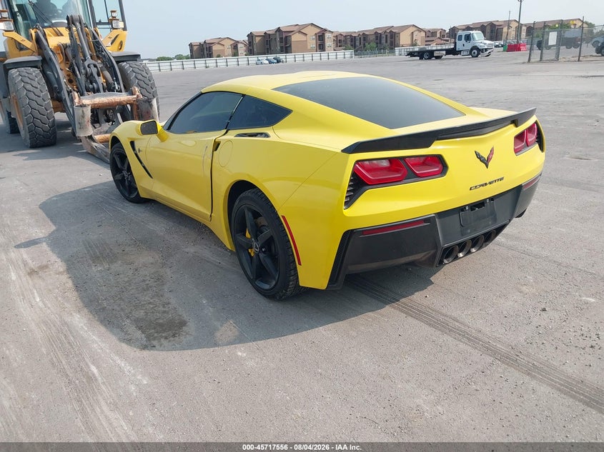 Vin: 1g1yb2d72g5117875, lot: 46216238, chevrolet corvette stingray 20163