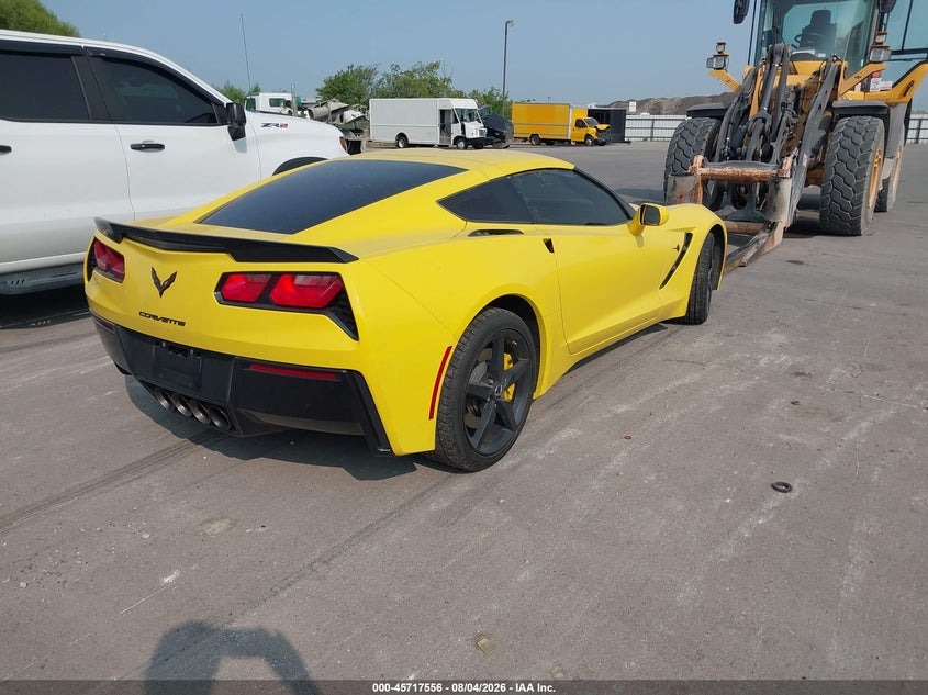 Vin: 1g1yb2d72g5117875, lot: 46216238, chevrolet corvette stingray 20164