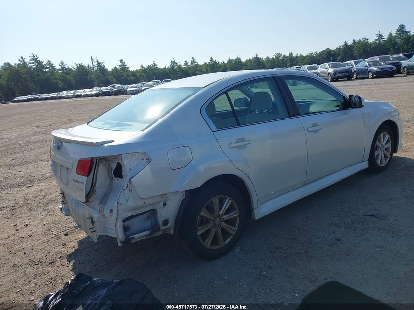 2010 SUBARU LEGACY auction photo 4