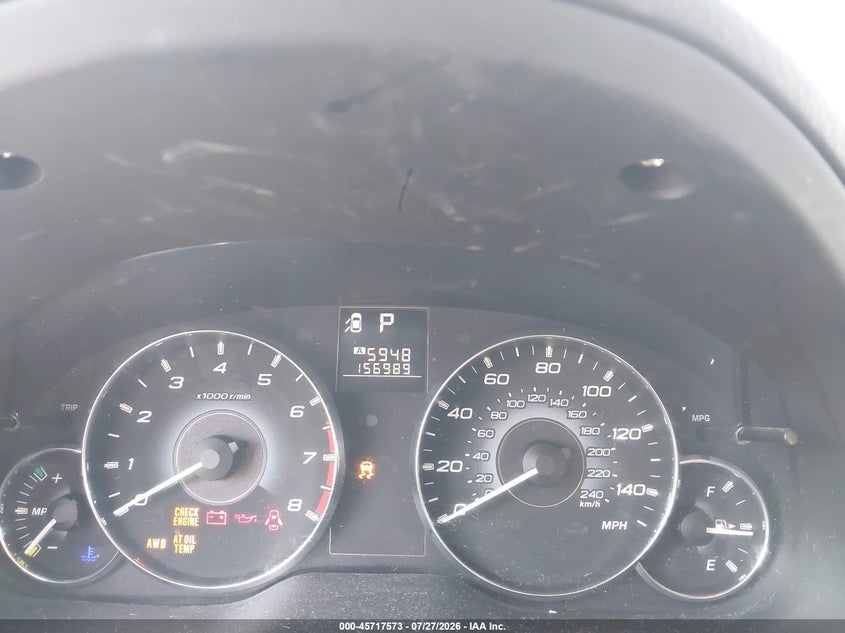 2010 SUBARU LEGACY auction photo 7
