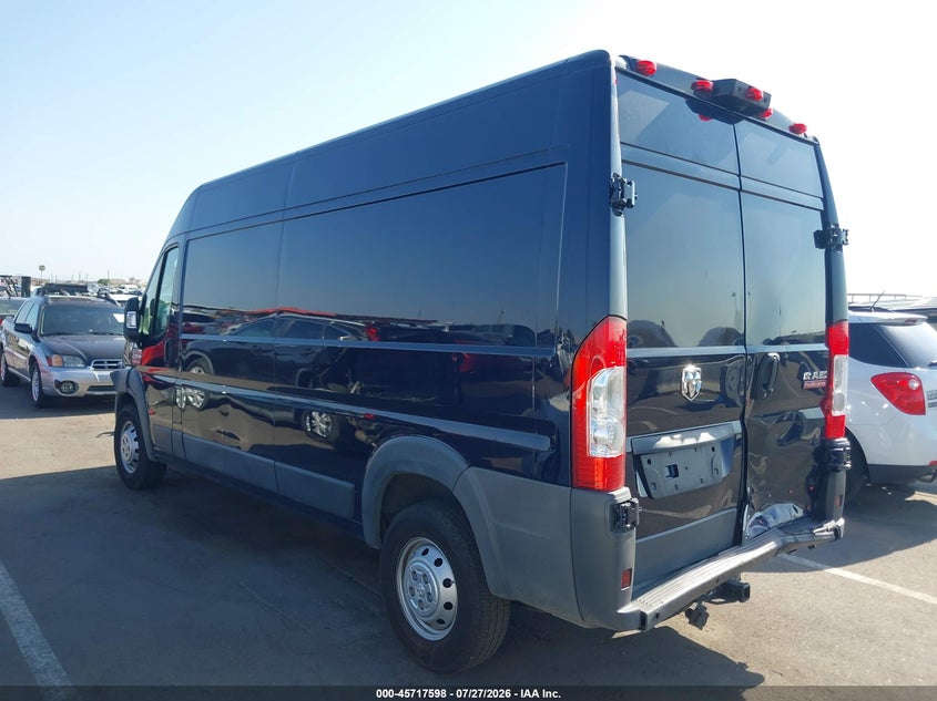 Vin: 3c6trvdg2je135293, lot: 46216280, ram promaster 2500 high roof 159 wb 20183