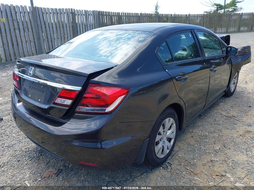 2013 HONDA CIVIC auction photo 4