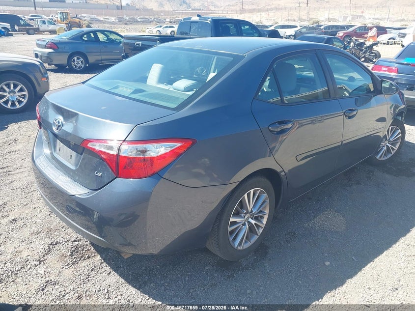 Vin: 5yfburhexfp347738, lot: 46216341, toyota corolla le plus 20154