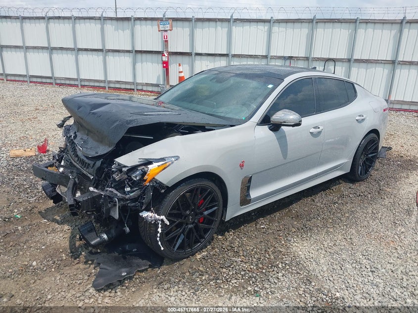 Vin: knae55lcxk6059354, lot: 46216348, kia stinger gt2 20192