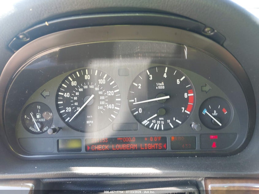 1999 BMW 740IA auction photo 7