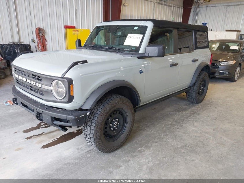 Vin: 1fmde5bh6nla85155, lot: 46216445, ford bronco black diamond 20222