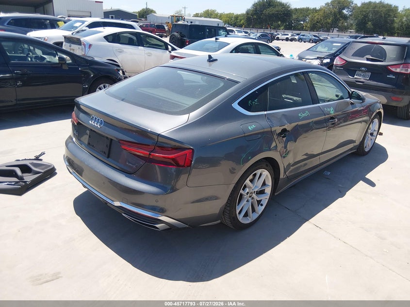 Vin: waufacf51ra096575, lot: 46216475, audi a5 sportback premium plus 45 tfsi quattro s tronic 20244