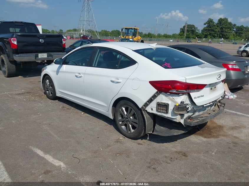 Vin: 5npd84lf9jh329379, lot: 46216555, hyundai elantra sel 20183