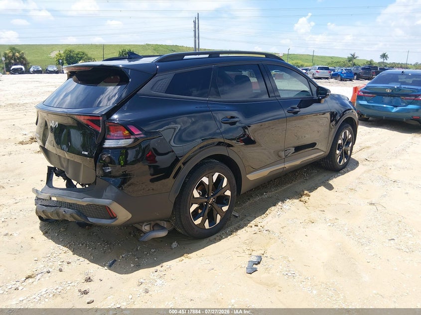 Vin: 5xyk6cafxpg042661, lot: 46216566, kia sportage x-line 20234