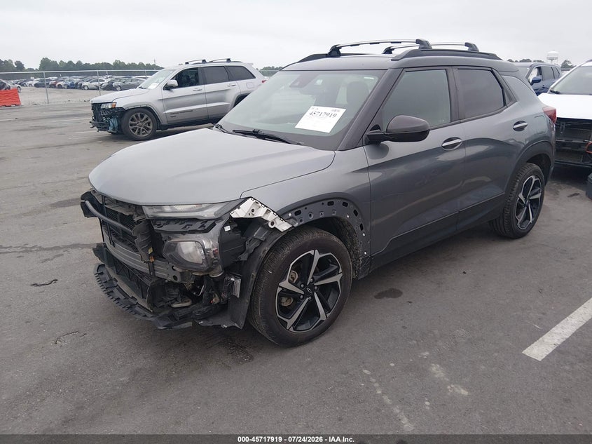 Vin: kl79mtsl3nb008915, lot: 46216601, chevrolet trailblazer fwd rs 20222