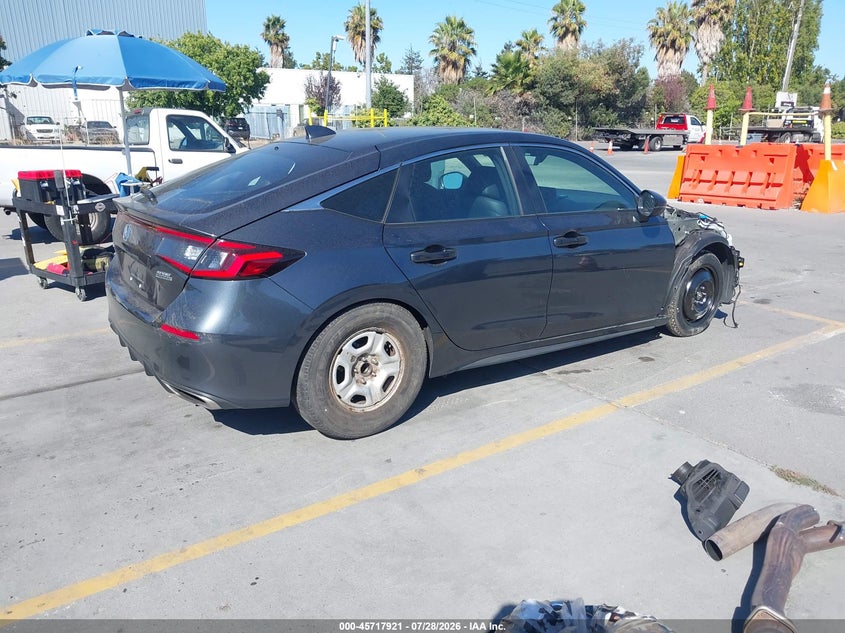 Vin: 19xfl1h80pe007968, lot: 46216603, honda civic sport touring 20234