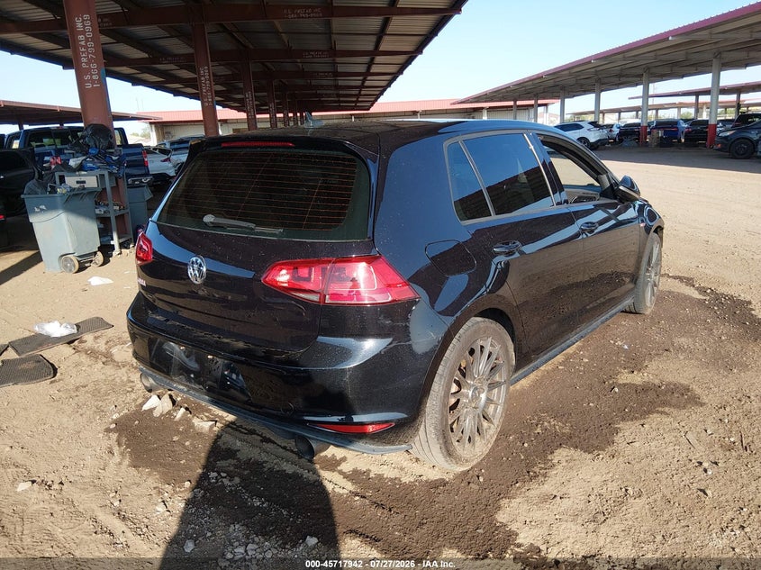 Vin: 3vw447au0gm037361, lot: 46216624, volkswagen golf gti se w/performance package 4-door 20164