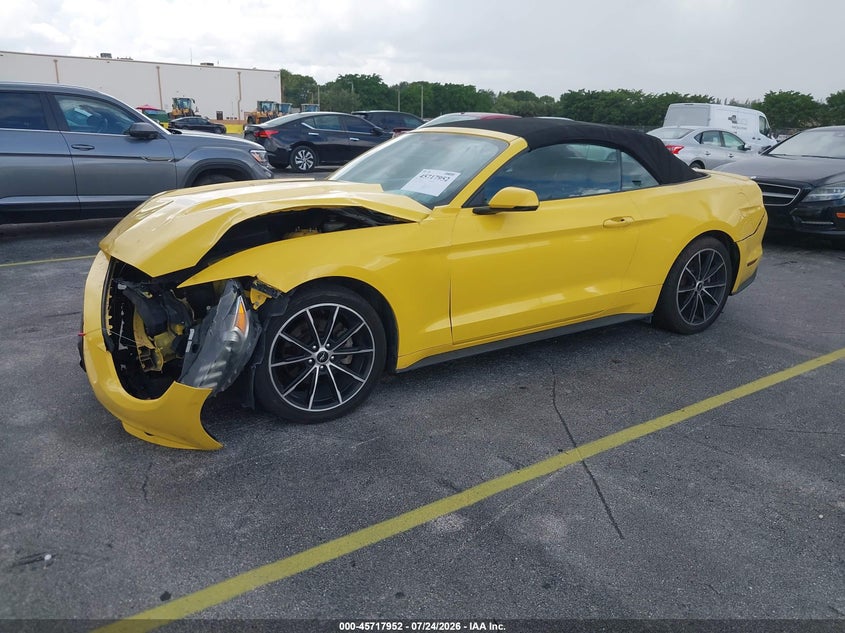 2016 Ford Mustang, Front End, IAAI, VIN 1FATP8UH9G5216875 — photo 2