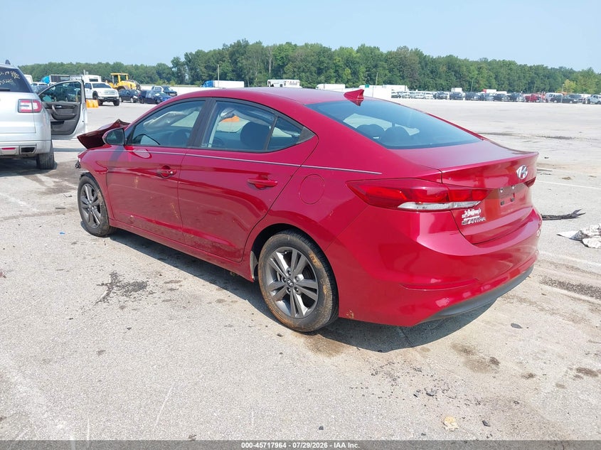 Vin: 5npd84lf7hh203788, lot: 46216646, hyundai elantra value edition 20173