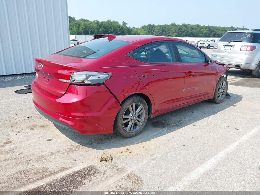 Vin: 5npd84lf7hh203788, lot: 46216646, hyundai elantra value edition 20174