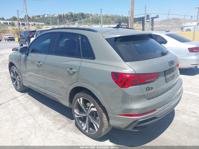 Vin: wa1eecf37r1114069, lot: 46216648, audi q3 premium plus 45 tfsi s line quattro tiptronic 20243