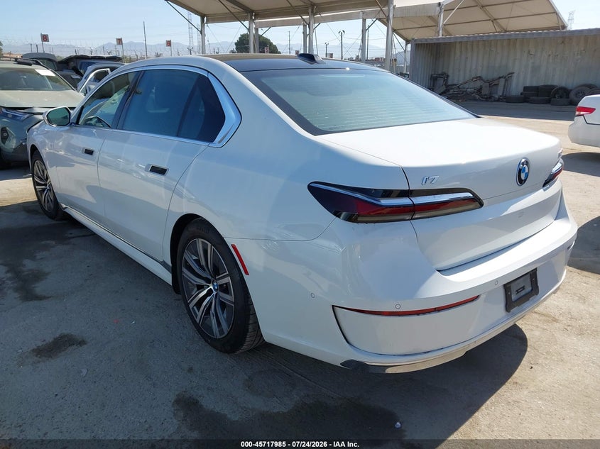 Vin: wby43ej08rcr04600, lot: 46216667, bmw i7 edrive50 20243