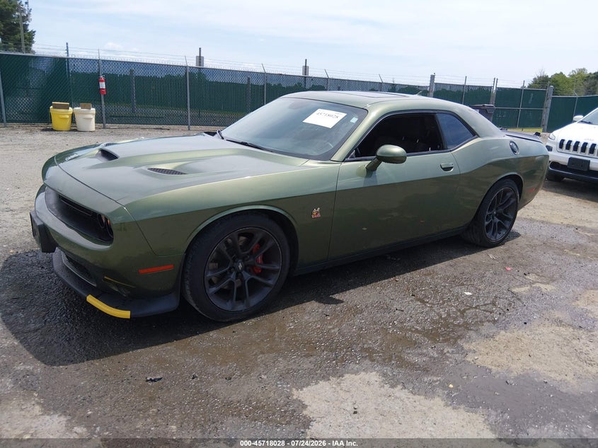 Vin: 2c3cdzfj1lh106256, lot: 46216710, dodge challenger r/t scat pack 20202