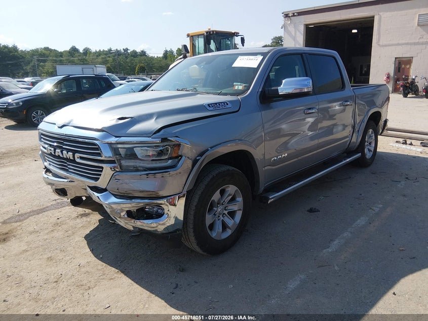 Vin: 1c6srfjt4nn258484, lot: 46216733, ram 1500 laramie  4x4 5'7 box 20222