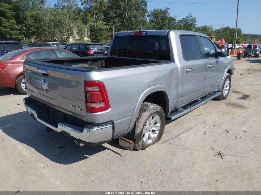 Vin: 1c6srfjt4nn258484, lot: 46216733, ram 1500 laramie  4x4 5'7 box 20224