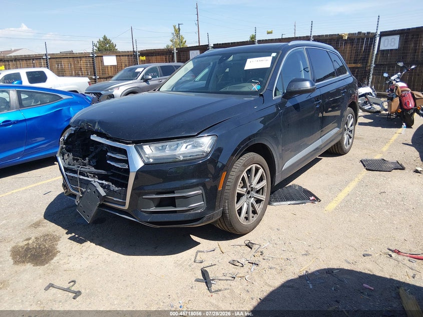Vin: wa1vaaf73jd012290, lot: 46216738, audi q7 3.0t premium 20182