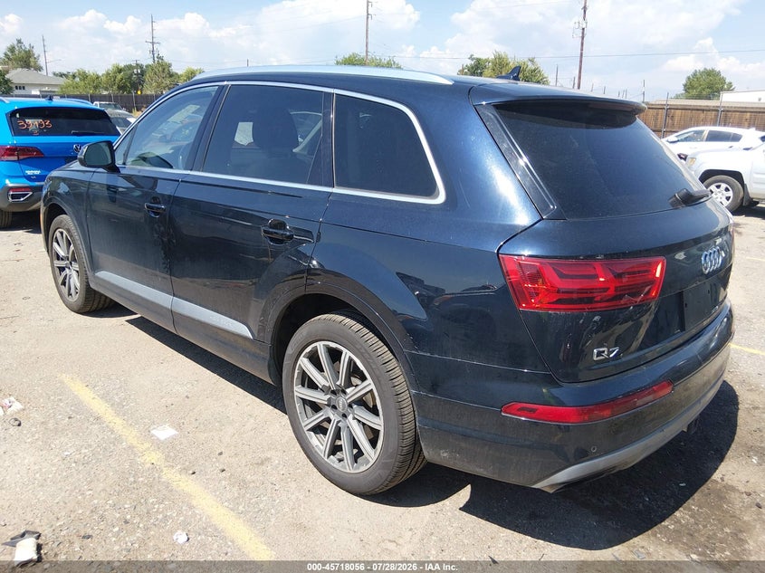 Vin: wa1vaaf73jd012290, lot: 46216738, audi q7 3.0t premium 20183