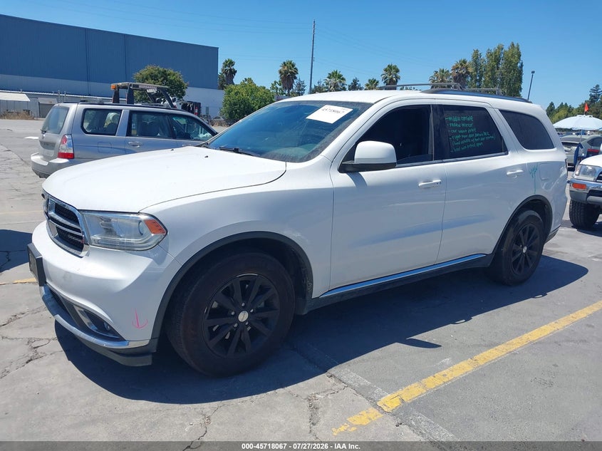 Vin: 1c4rdhag4gc459675, lot: 46216749, dodge durango sxt 20162