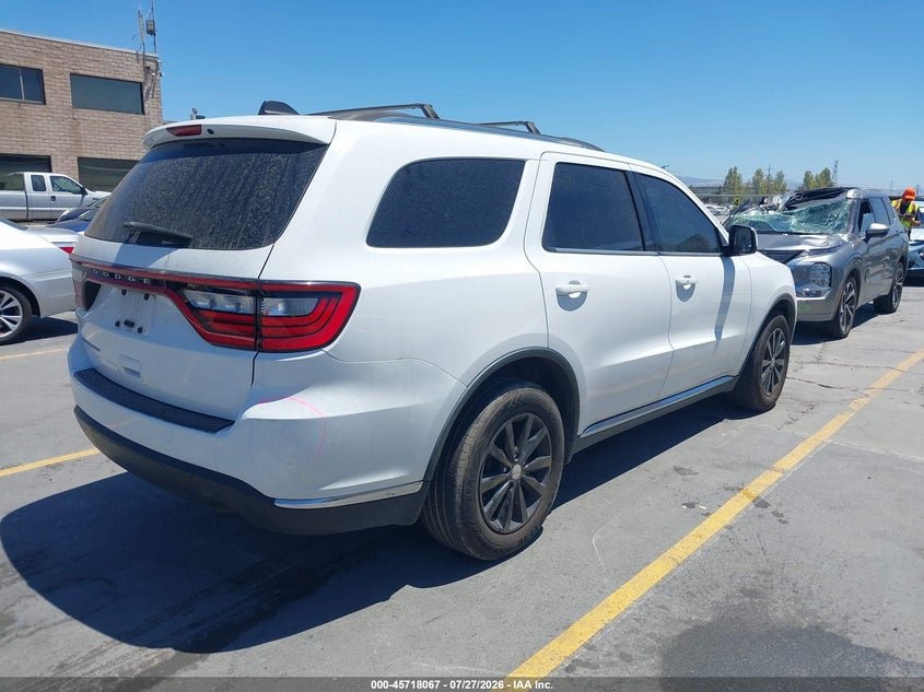 Vin: 1c4rdhag4gc459675, lot: 46216749, dodge durango sxt 20164