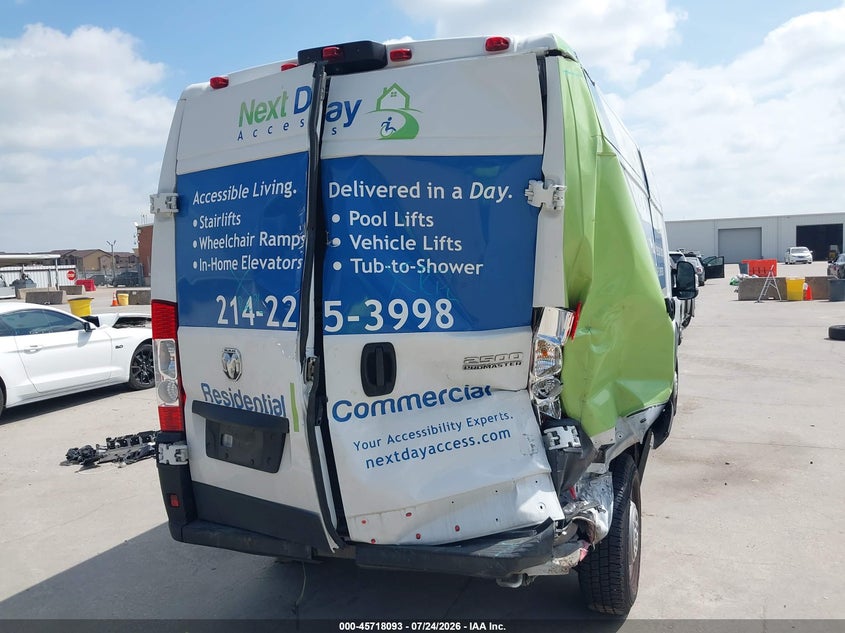 2023 RAM PROMASTER 2500 auction photo 6