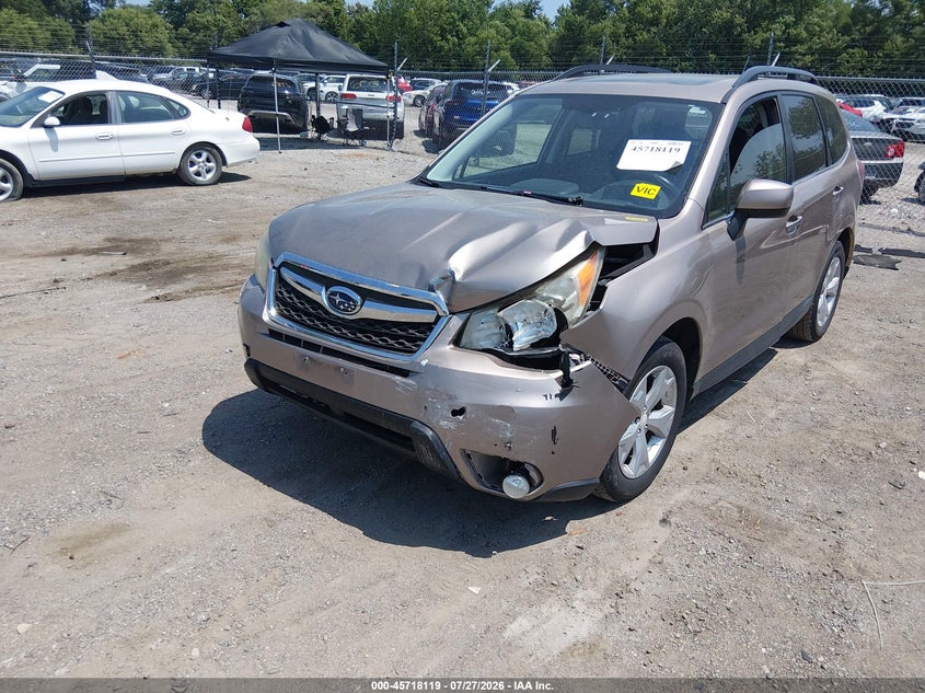 Vin: jf2sjahc3eh541015, lot: 46216802, subaru forester 2.5i limited 20142