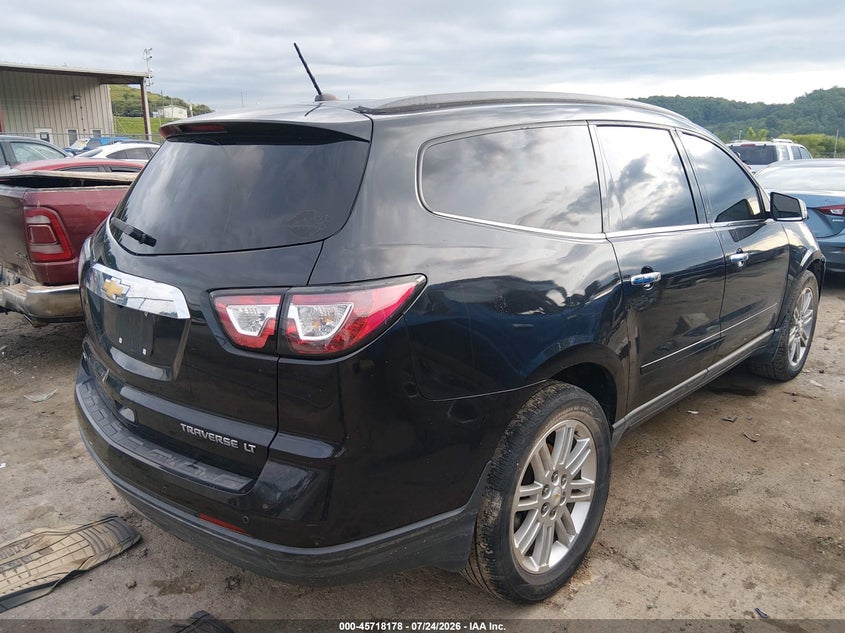 Vin: 1gnkvgkd9fj265173, lot: 46216861, chevrolet traverse lt 20154