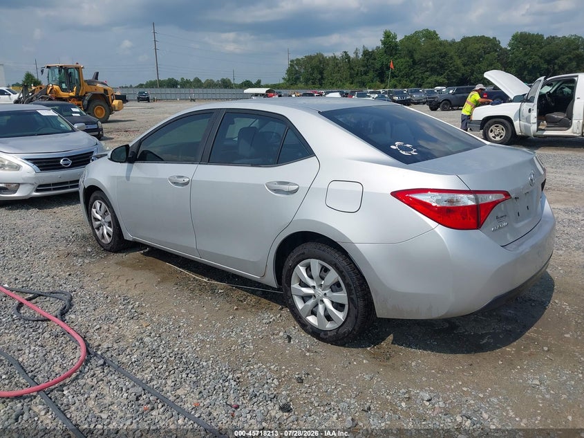 Vin: 2t1burhe6gc586205, lot: 46216895, toyota corolla le 20163