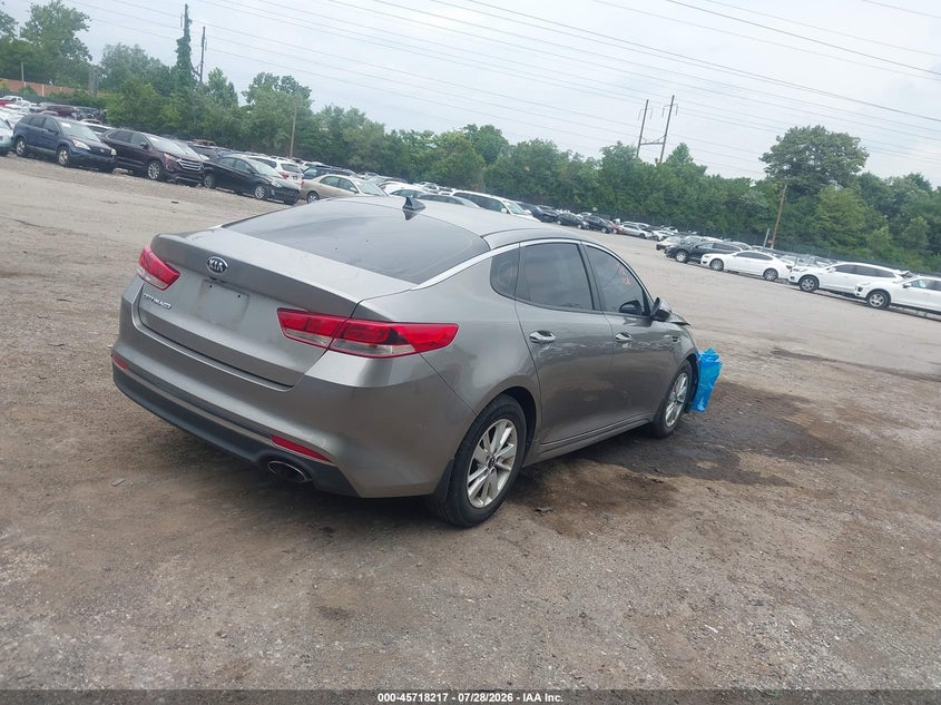 Vin: 5xxgt4l34gg088045, lot: 46216899, kia optima lx 20164