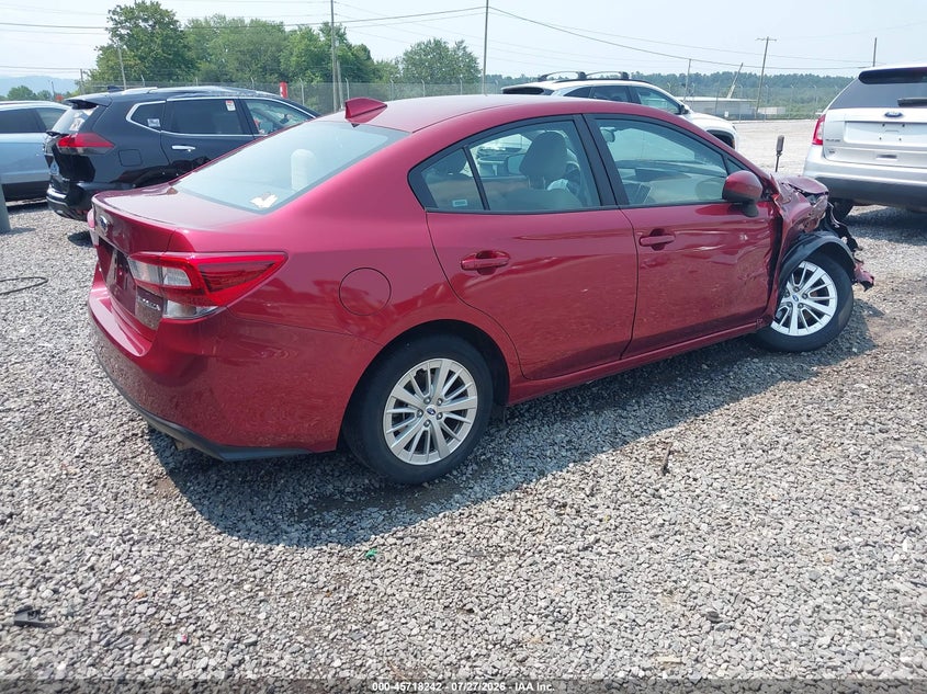 Vin: 4s3gkad60j3619209, lot: 46216925, subaru impreza 2.0i premium 20184
